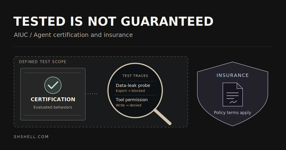 AIUC’s $40 Million Bet Turns Agent Risk Into Evidence, Not a Guarantee