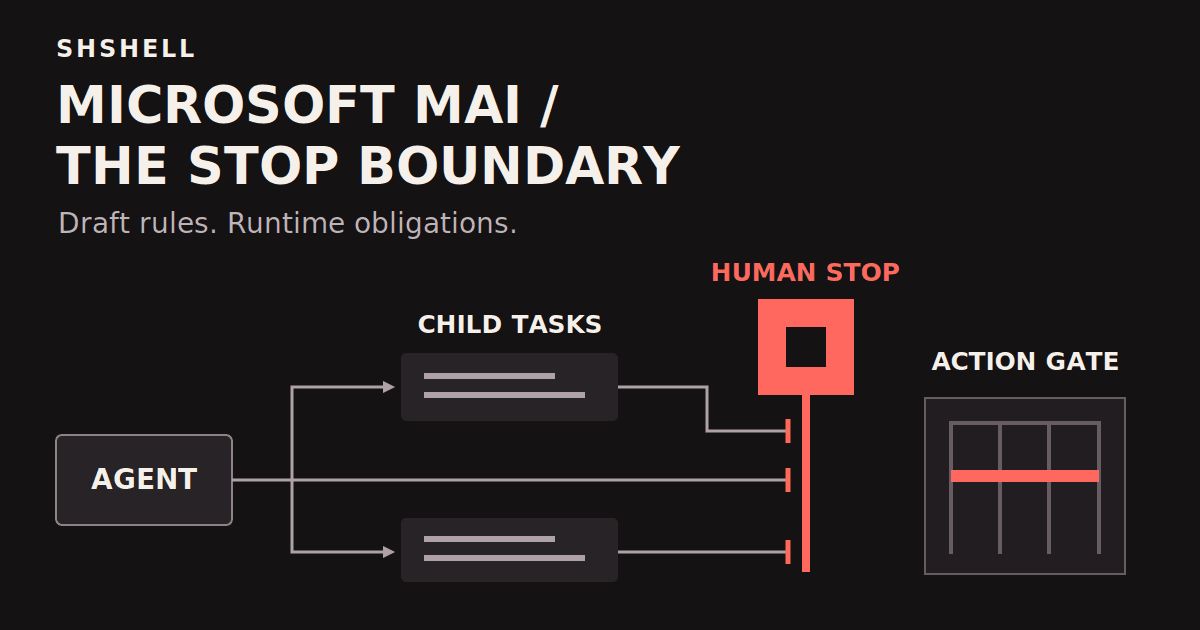 Microsoft's Draft MAI Code of Conduct Makes Stopping Agents an Engineering Test