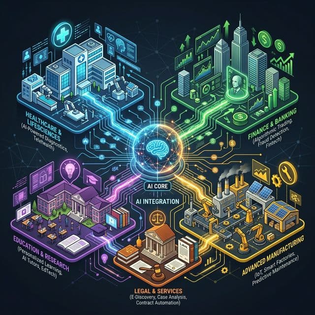 The Vertical Revolution: How AI is Supercharging Biopharma, Autonomous Vehicles, and On-Device Intelligence