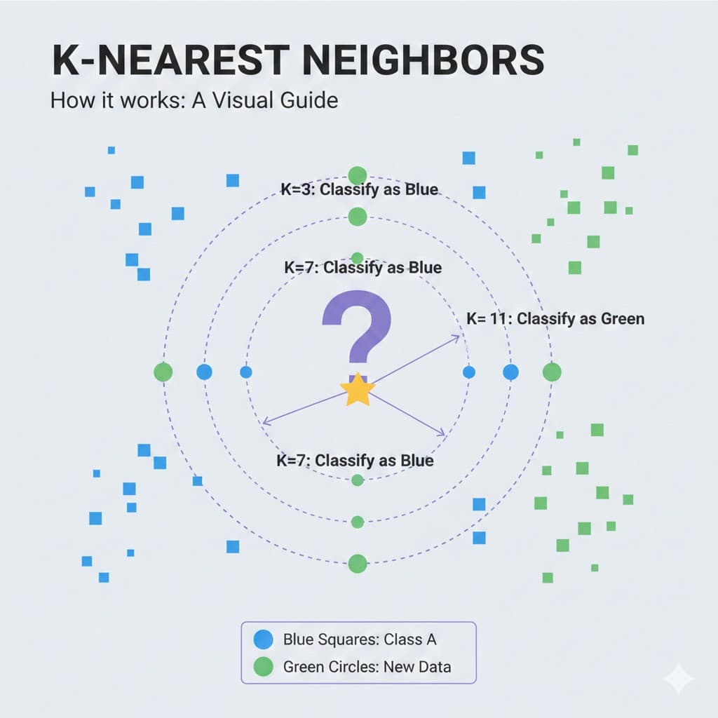 K-Nearest Neighbor(KNN) Algorithm: A Simple, Supervised Machine Learning Method