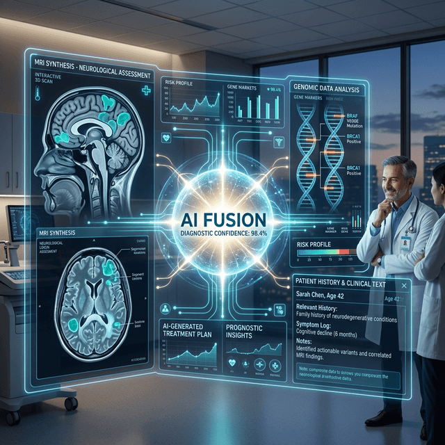 The Multimodal Revolution: AI Fusion Enhances Diagnostic Accuracy by 25%